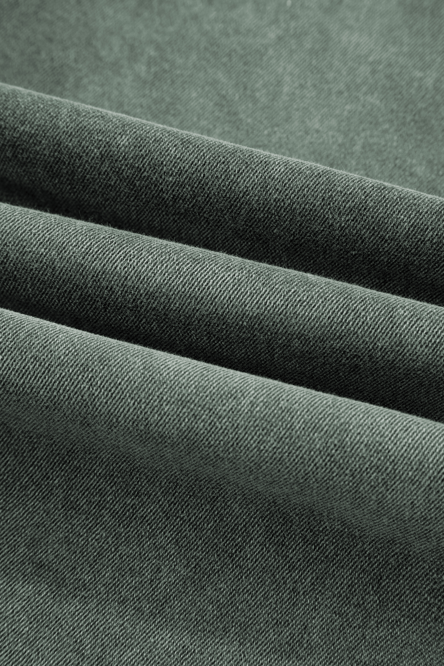 Four Leaf Clover Slight Distressed Raw Edge Wide Leg Jeans