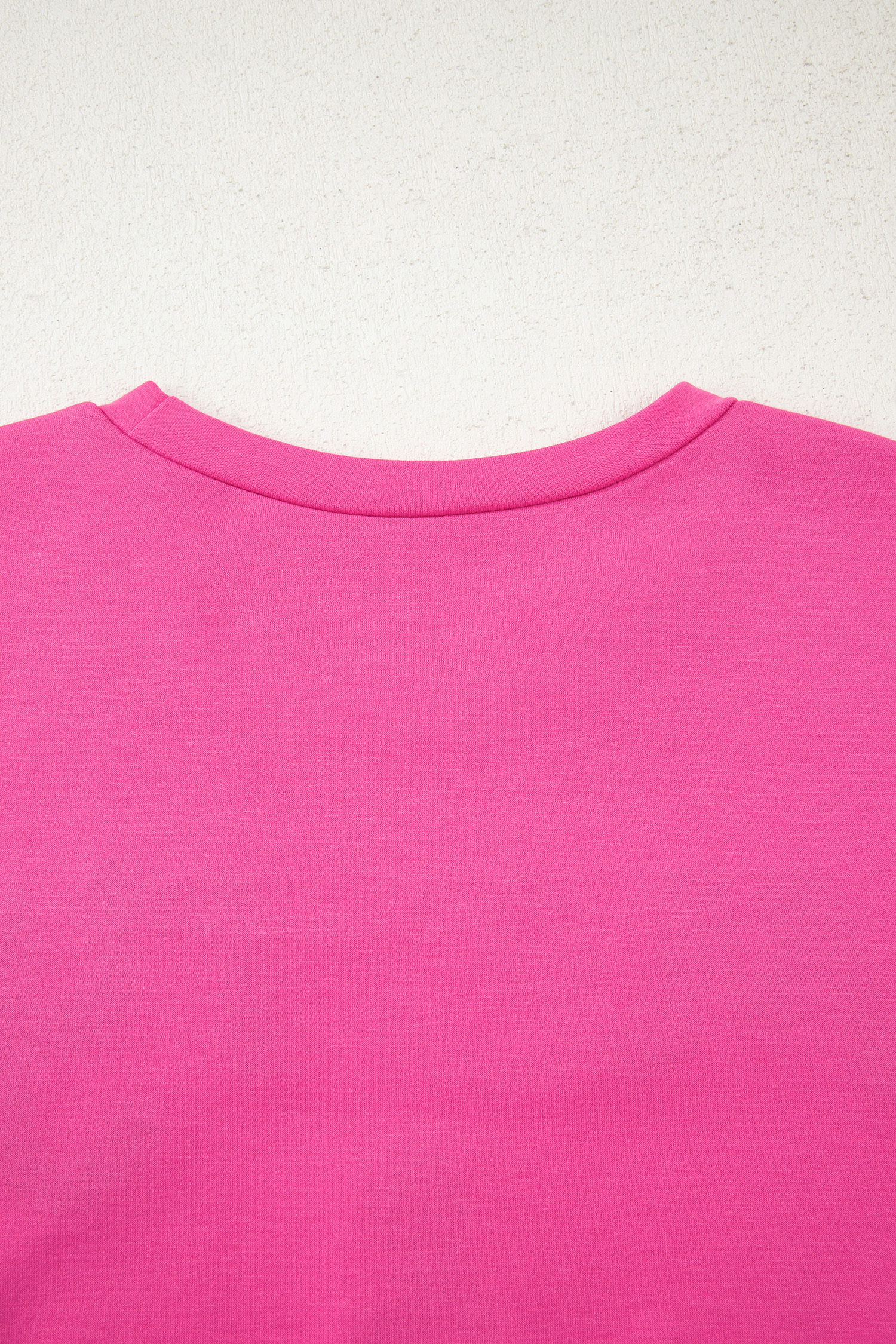 Rose Red Merry & Bright Christmas Letter Graphic Sweatshirt