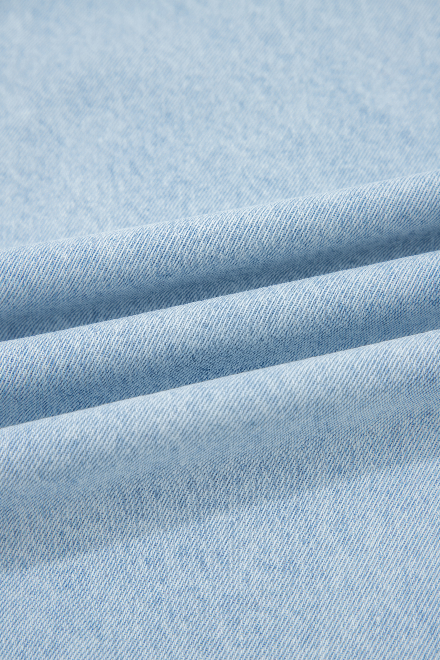 Beau Blue Studded Side Slit Leg Frayed Pocketed Wide Leg Jeans