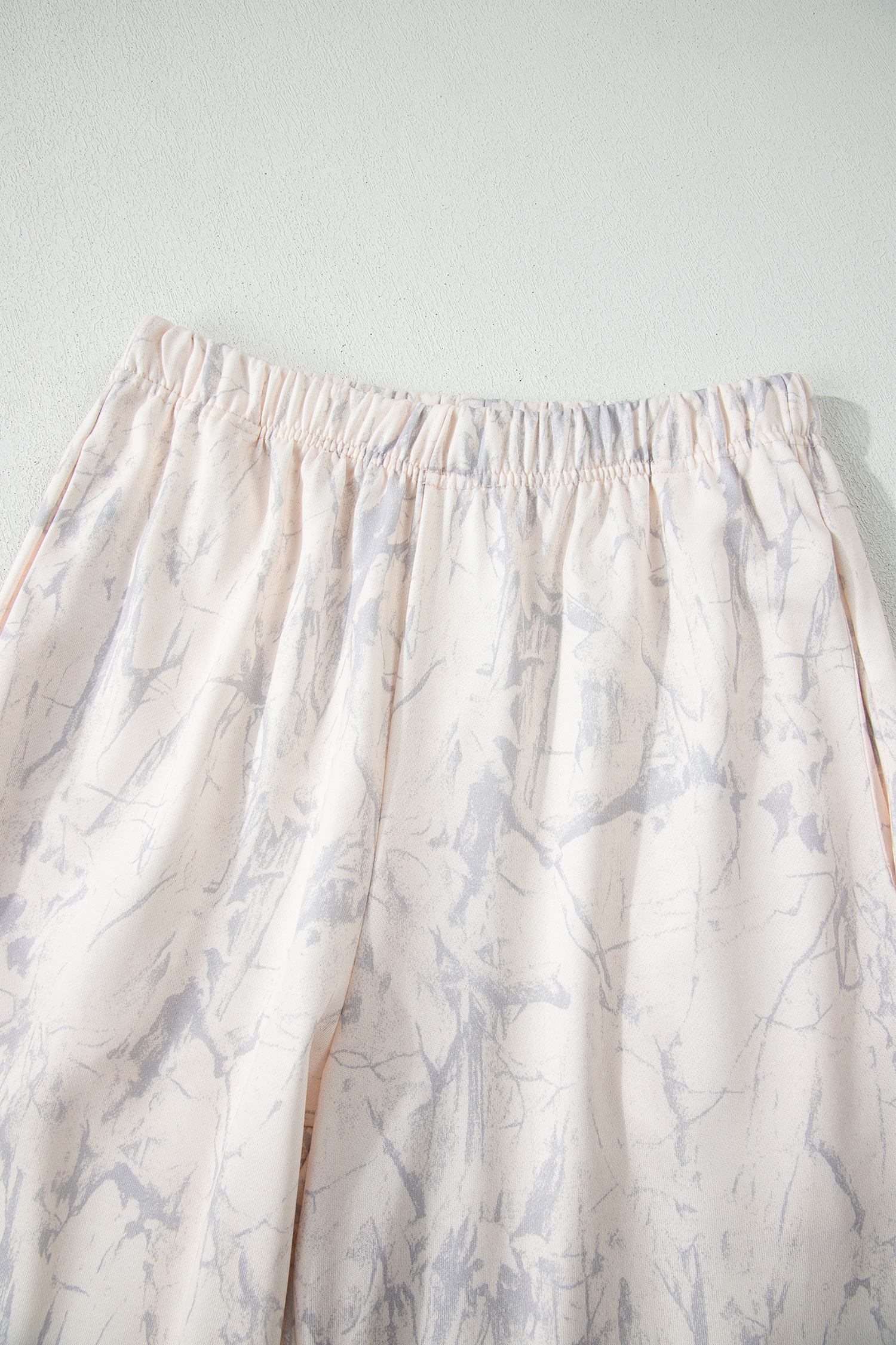 Pink Camo Print Jogger Pants Set