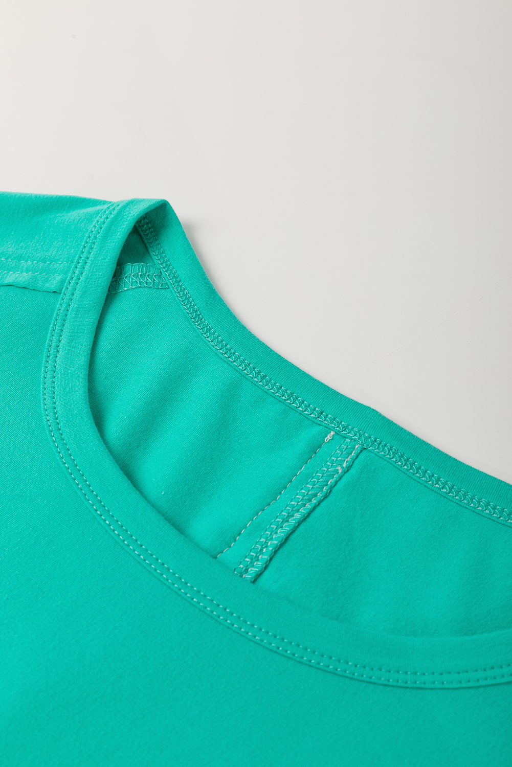 Medium Grey Lace Bow Raw Edge Drop Shoulder Casual T Shirt