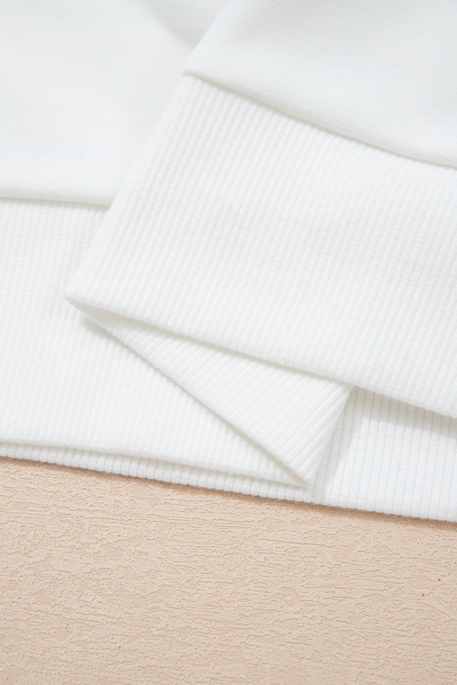 Red Dahlia Chenille Letter A Graphic Varsity Striped V Neck Puff Sleeve Sweatshirt