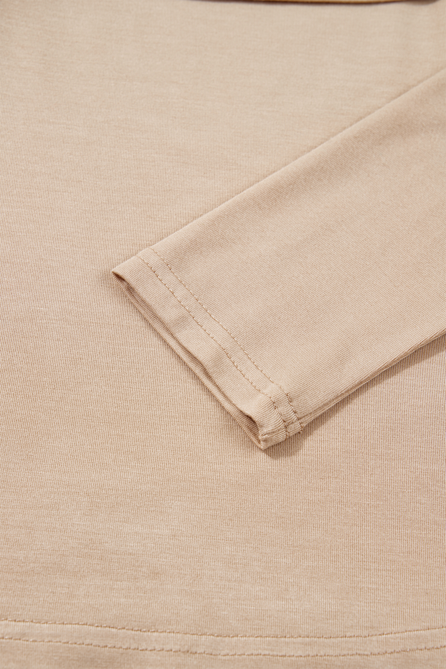 Fiery Red Foldover Off Shoulder Long Sleeve Slim Top