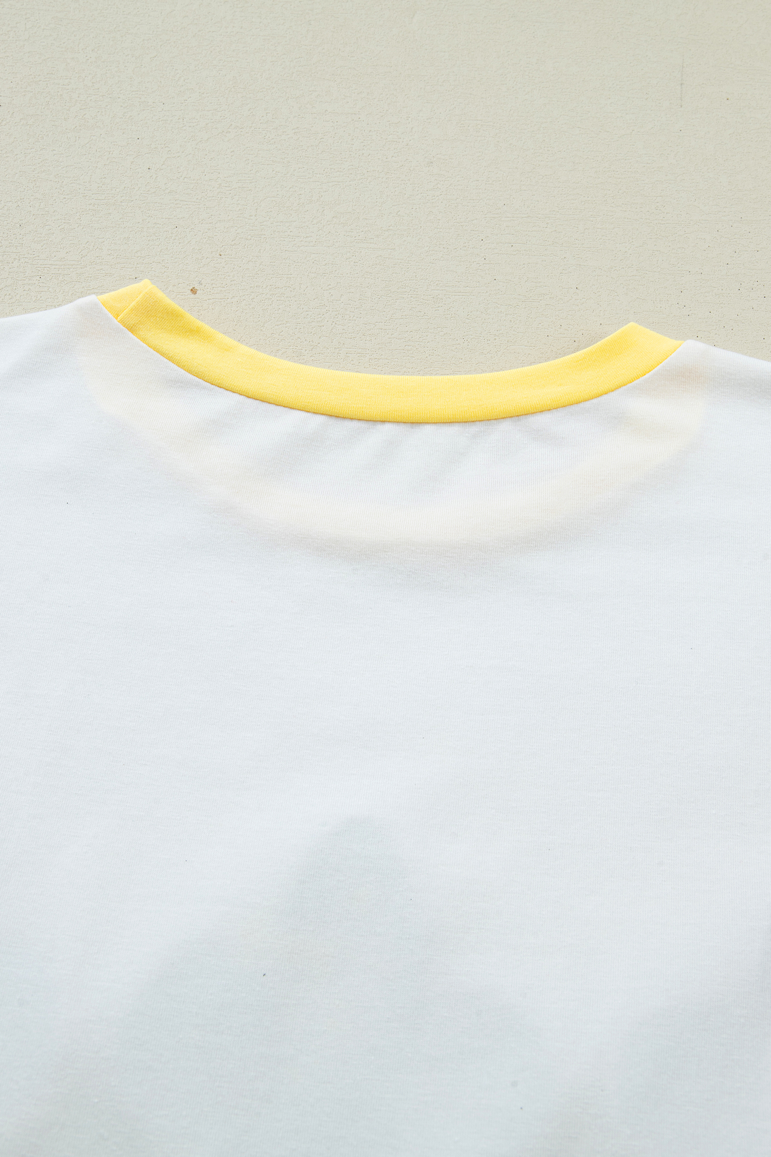 White Sequin Fleur de Lis Mardi Gras Varsity T Shirt