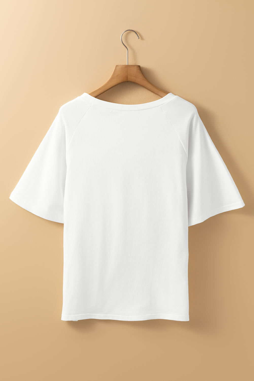 Pink Bow Knot Print Loose Fit Two Piece Casual Lounge Set