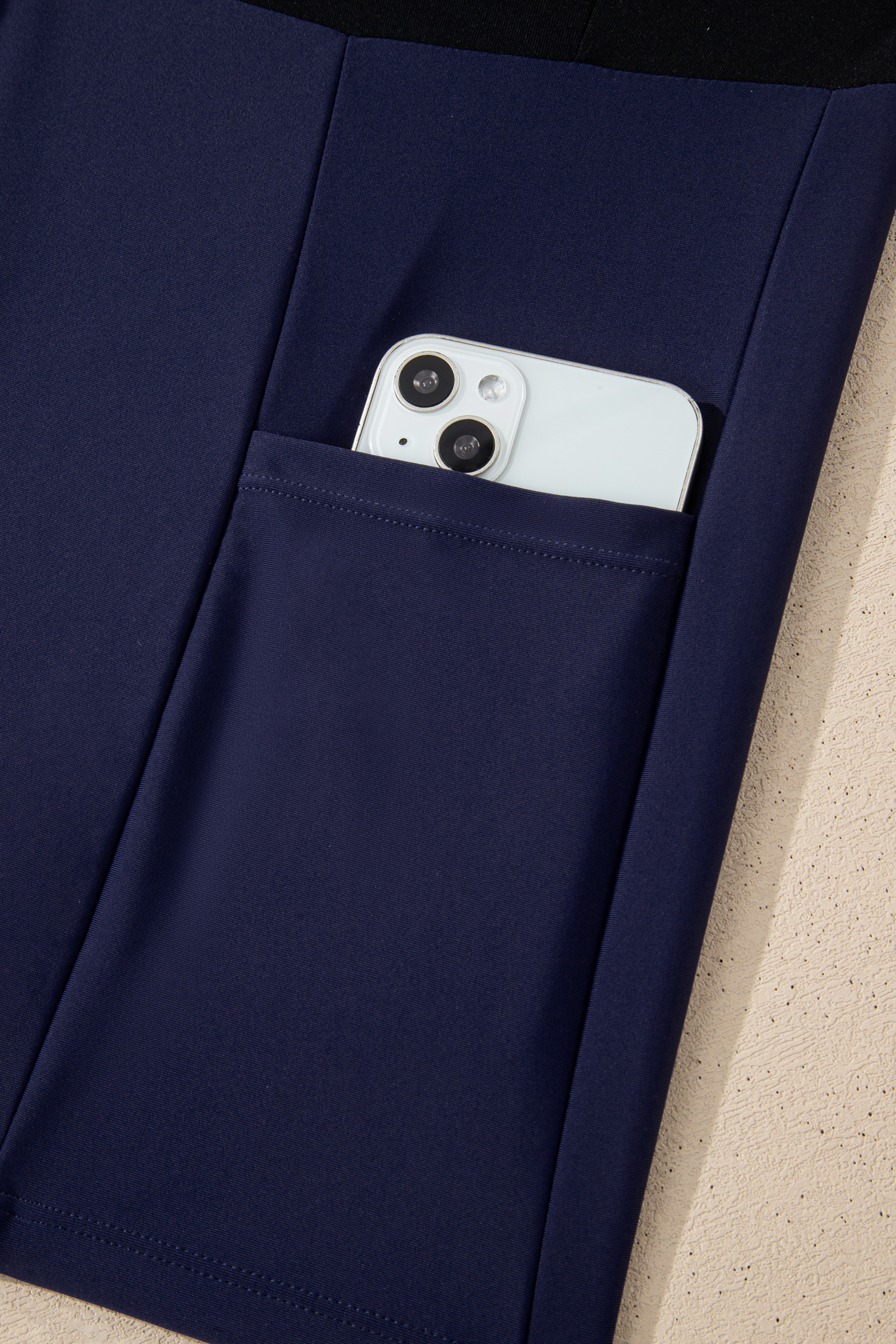 Bright Pink Contrast Edge Ruffled High Waist One Piece Swim Dress