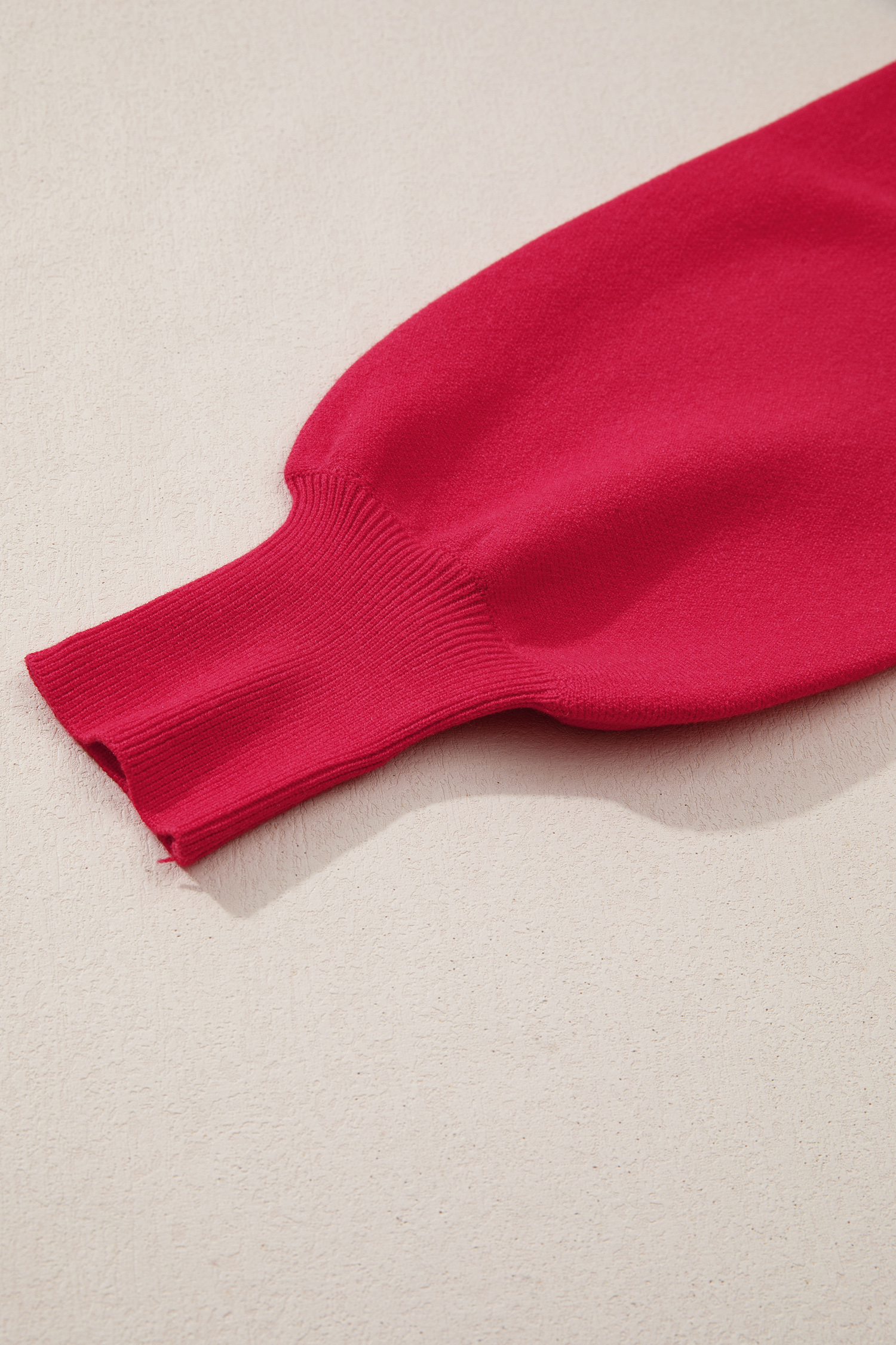 White Chenille Graphic Drop Shoulder Holiday Sweater