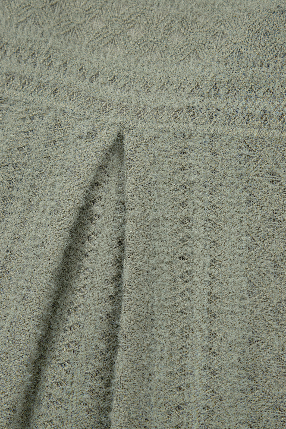 Laurel Green Flutter Sleeve Lace V Neck Shirt