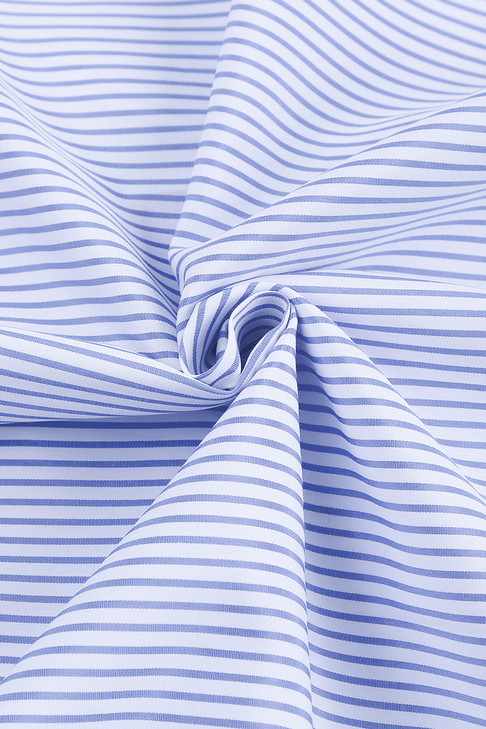 Red Stripe Smocked Cuffed Striped Boyfriend Shirt with Pocket