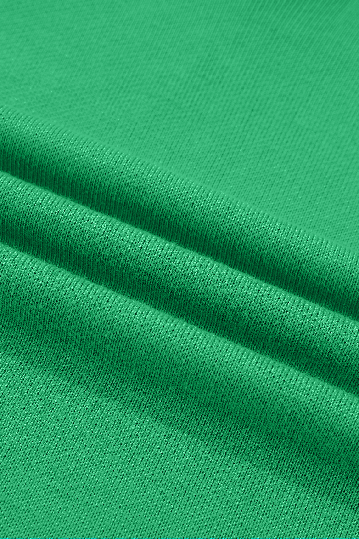 Bright Green Side Button Round Neck Knit Sleeveless Sweater