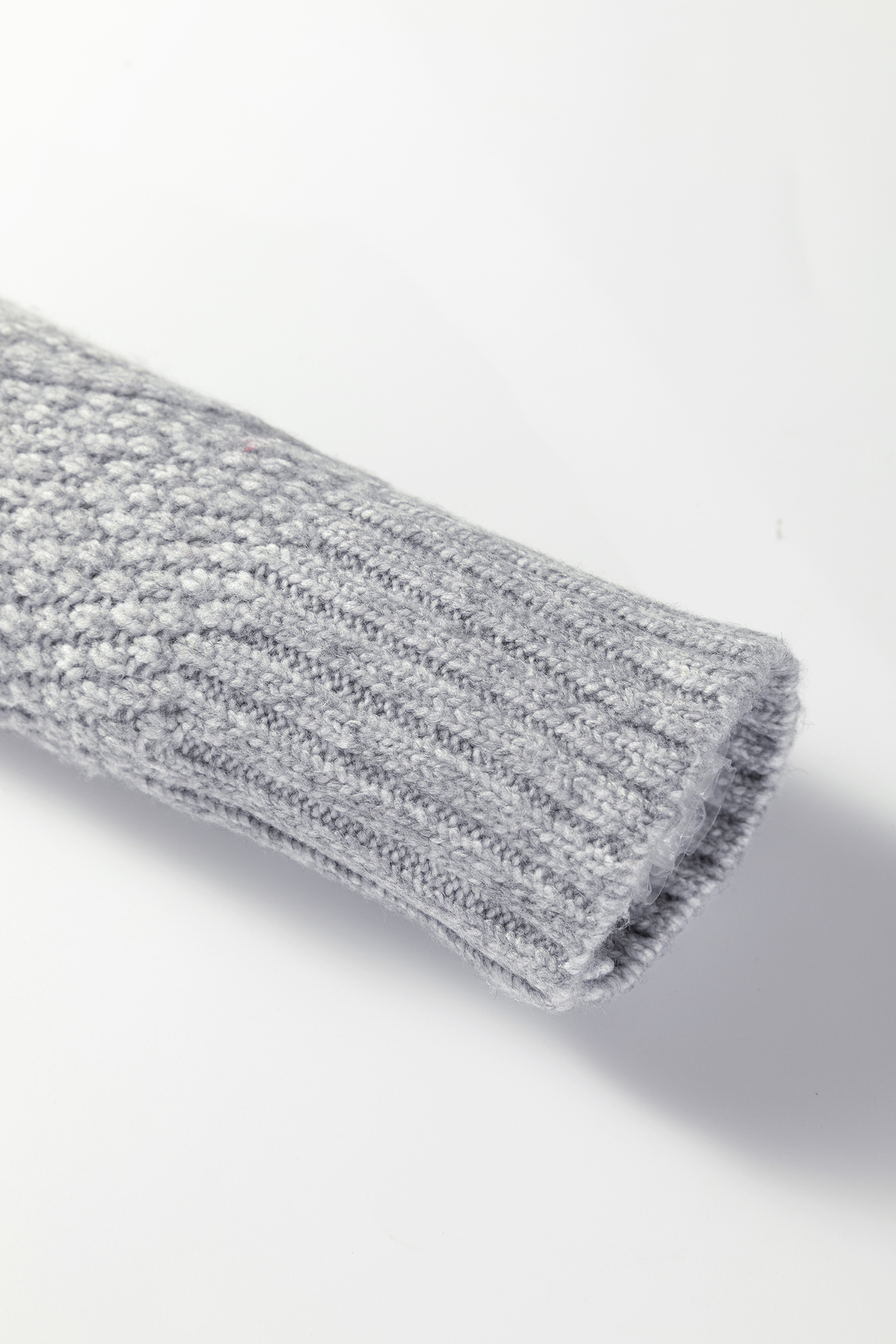 Parchment Cable Knit Drop Shoulder Loose Fit Sweater Dress