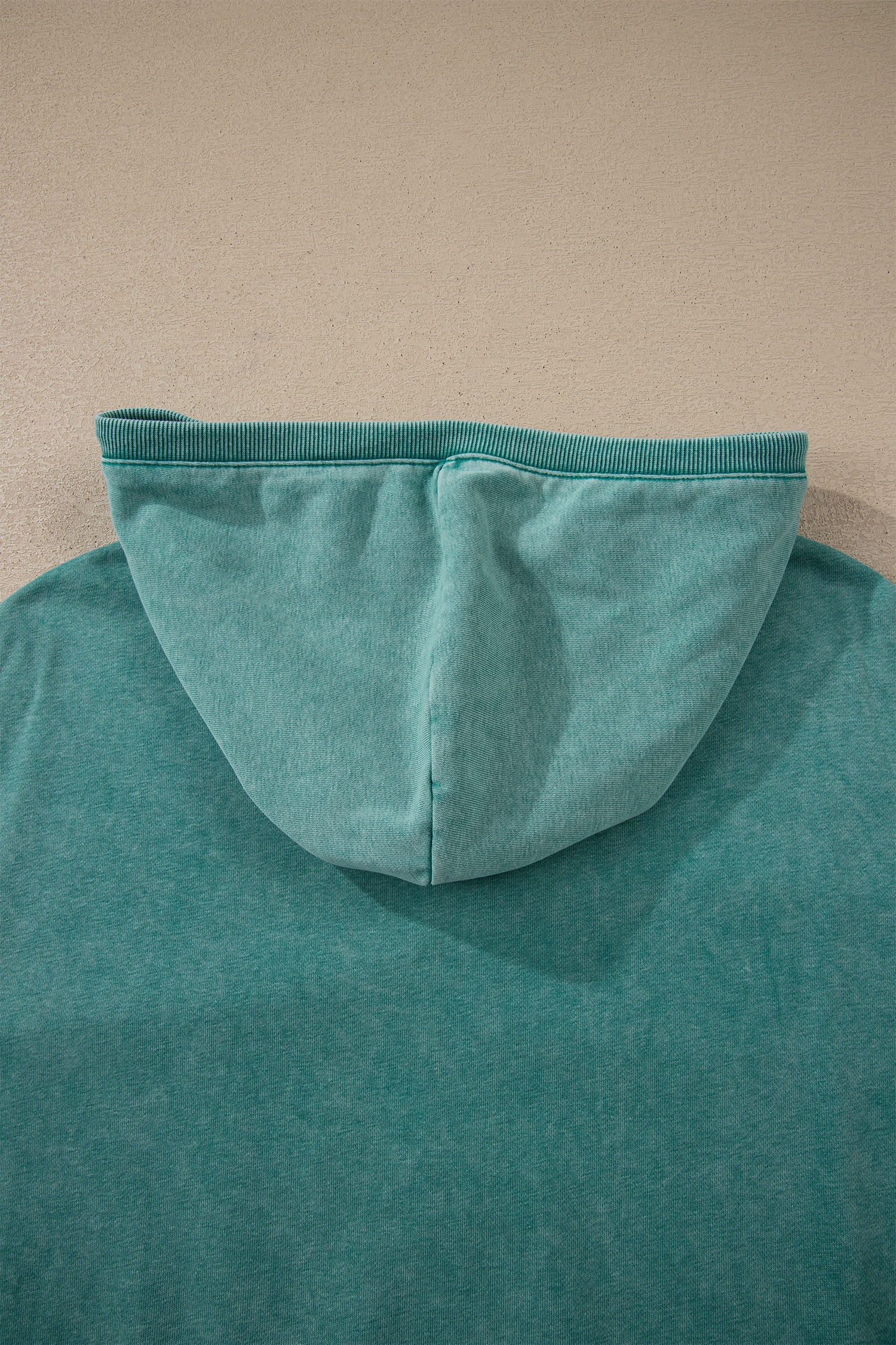 Canton Half Zip Kangaroo Pocket Mineral Wash Baggy Hoodie