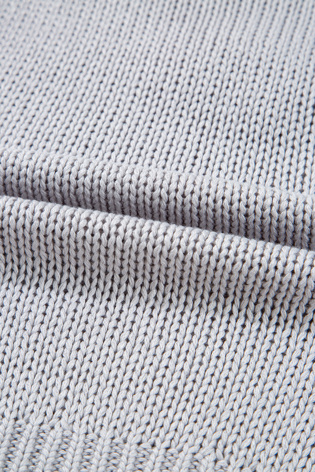 Light Grey Bowknot Applique Cap Sleeve Sweater