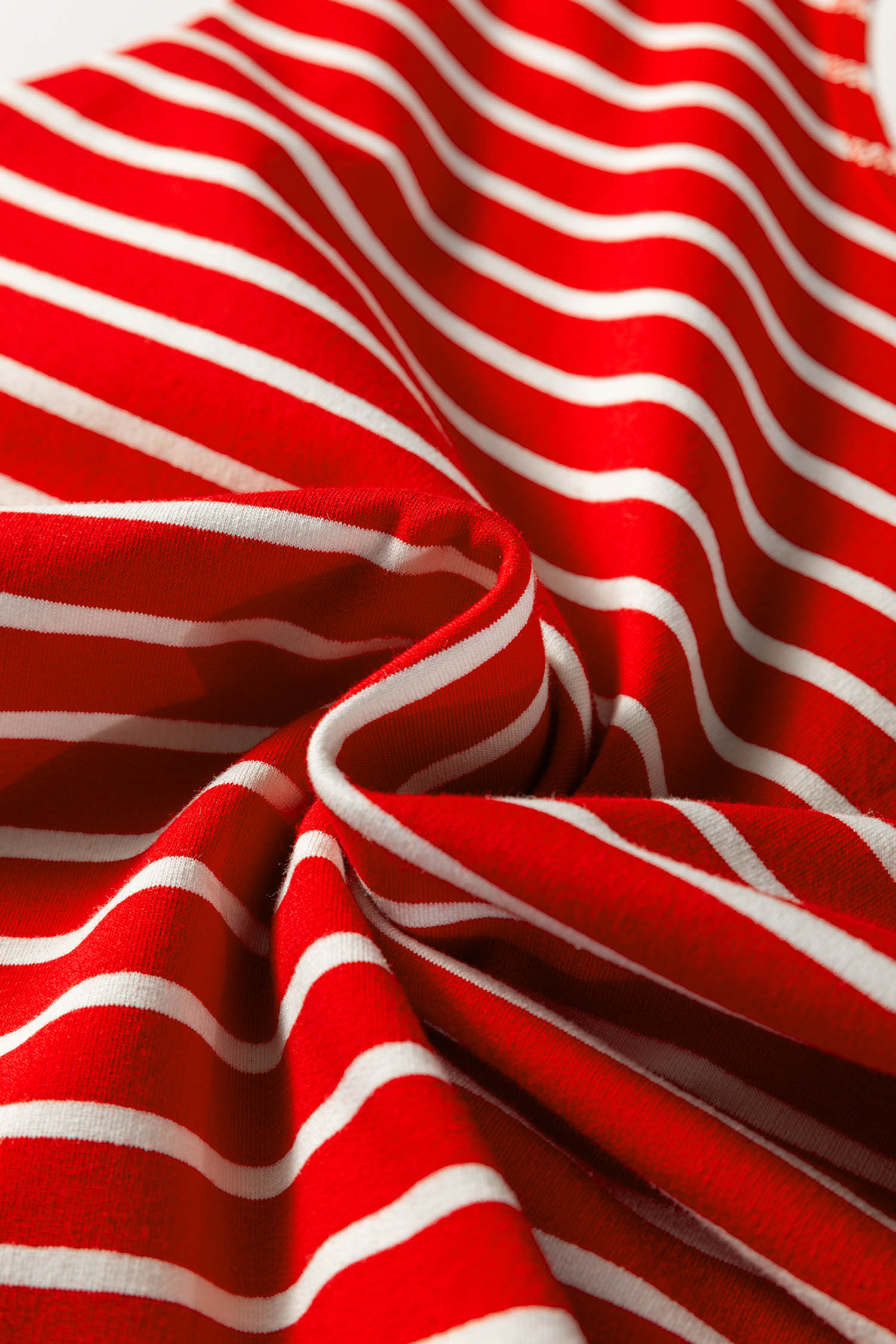 Brown Stripe Ribbed Round Neck Trim Loose Tank Top