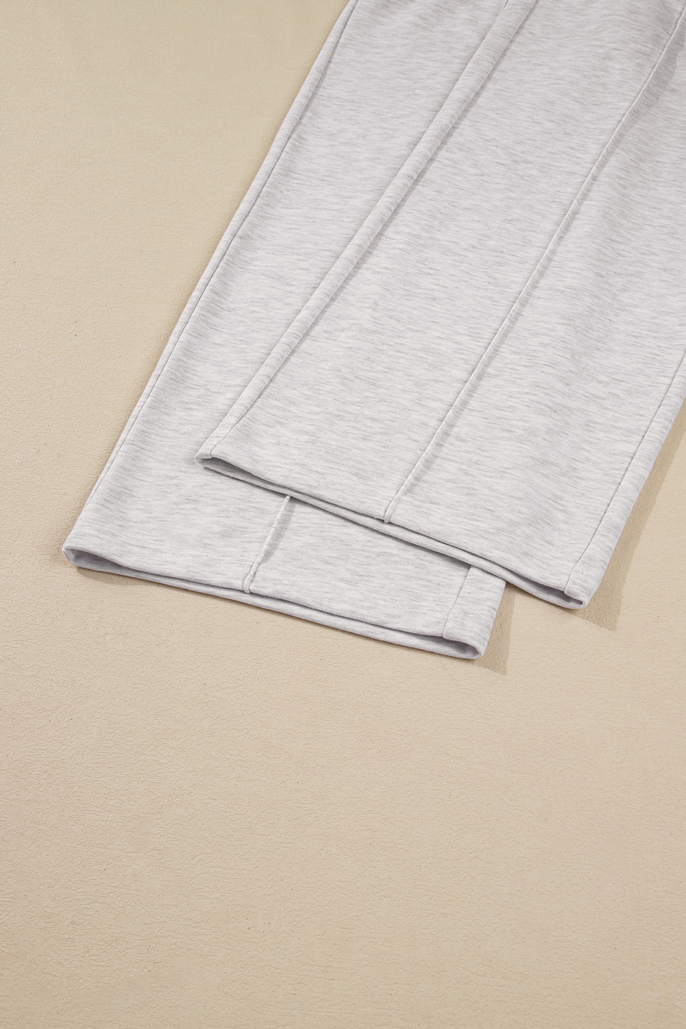 Light Grey Polo Tee Casual Pant Set