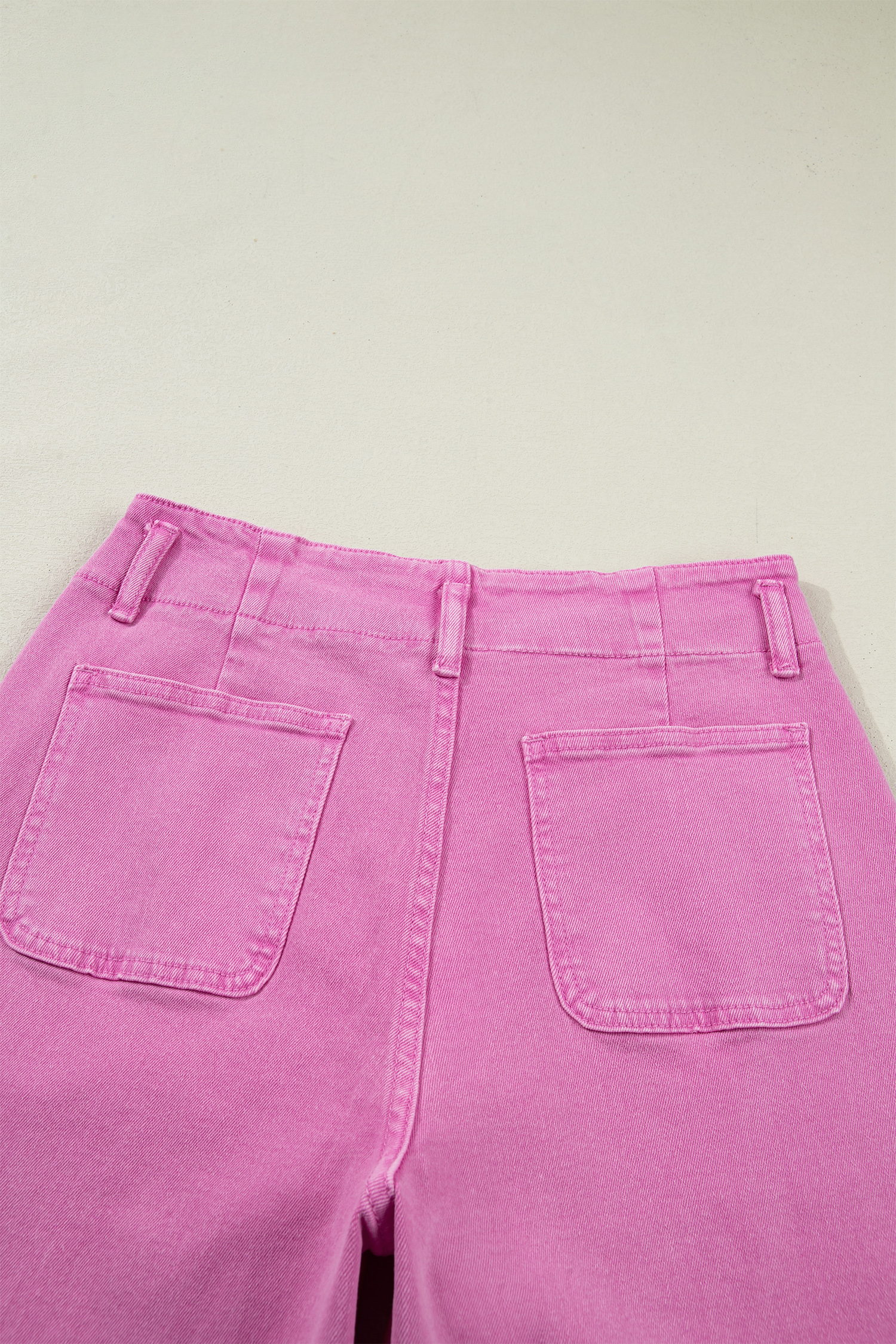 Bonbon 2-Button High Waist Flared Bottom Jeans