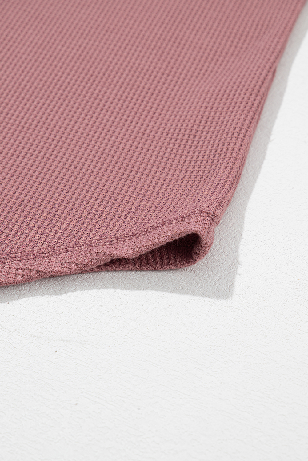 White Exposed Seam Half Sleeve Knitted V Neck Textured Top