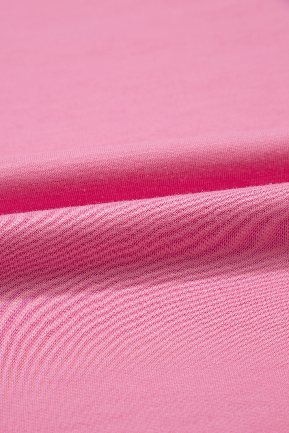 Sachet Pink Varsity Stripe Detail Casual Tee and Pants Leisure 2pcs Set