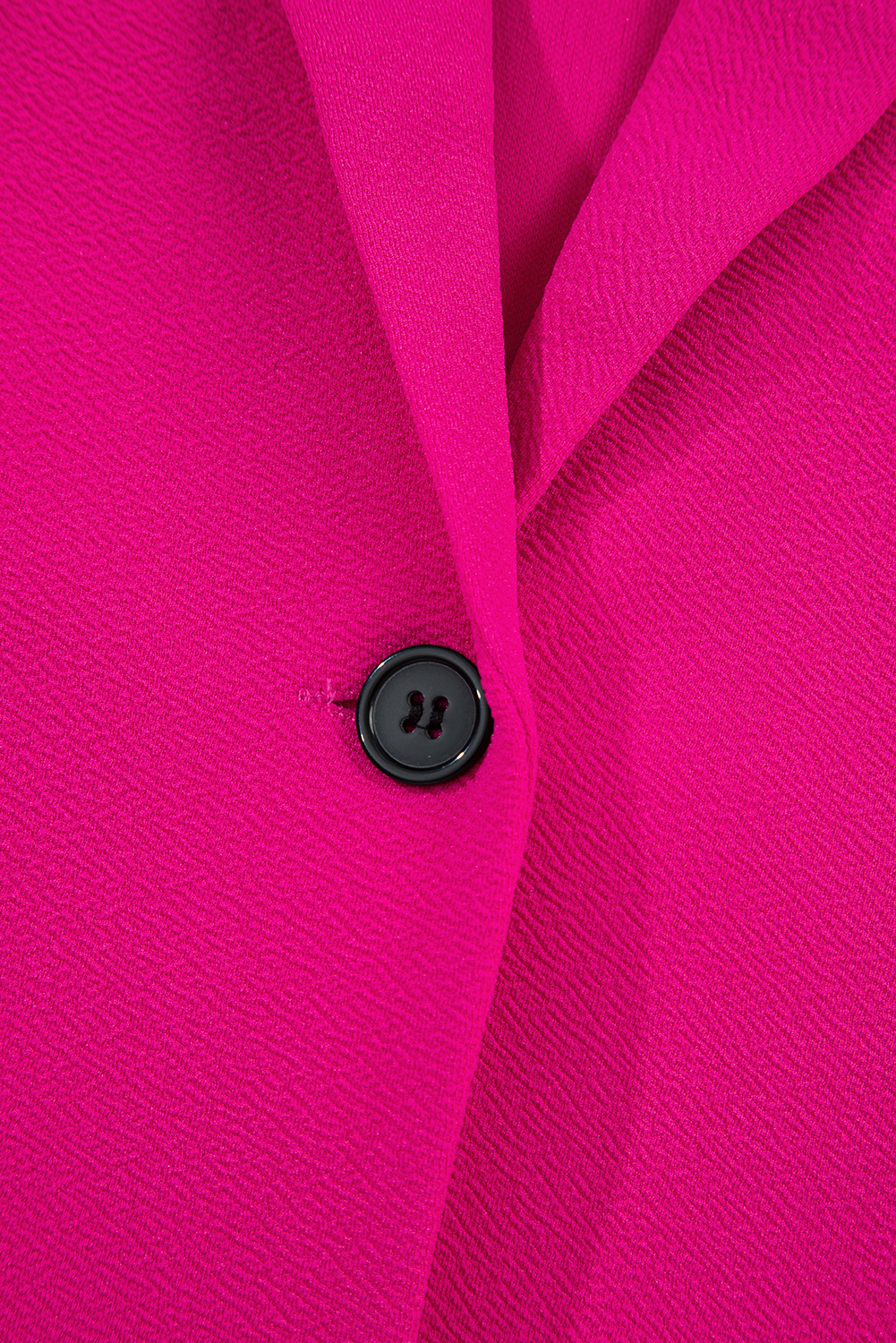 Rose Red Single Button Lapel Collar Vest Blazer