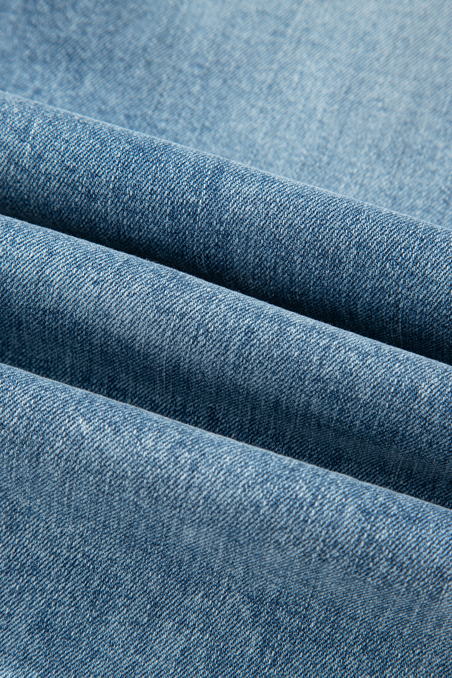 Myosotis Raw Hem Ripped Open Knee Fit Flare Jeans