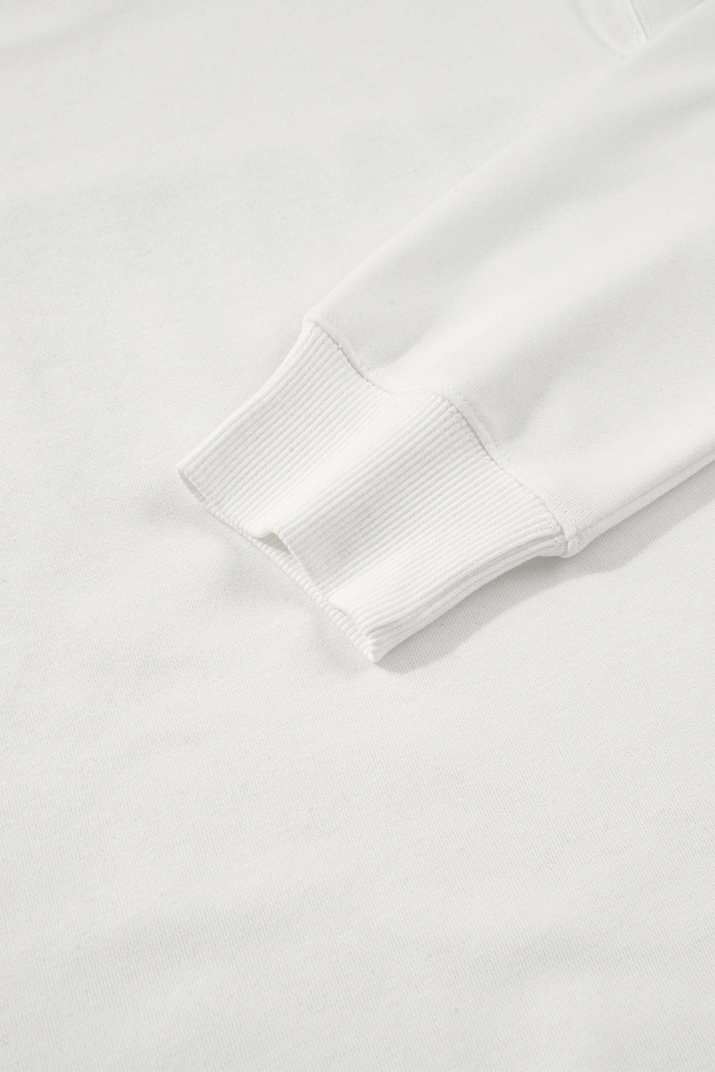 White FOOTBALL 3D Letter Graphic Crew Neck Sweatshirt