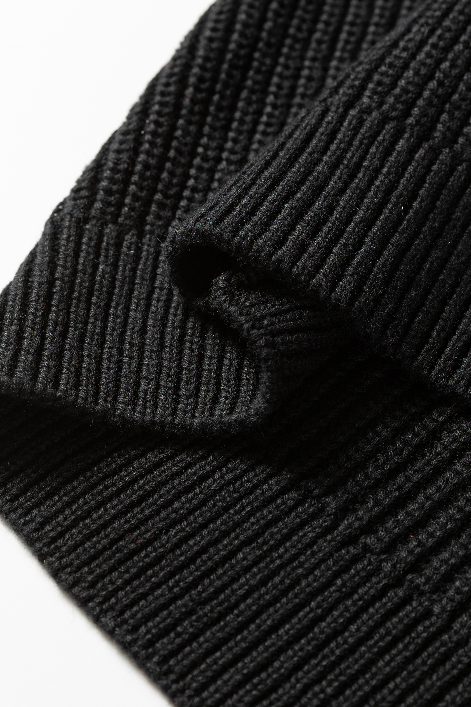 Black Contrast Striped Trim V Neck Drop Shoulder Sweater