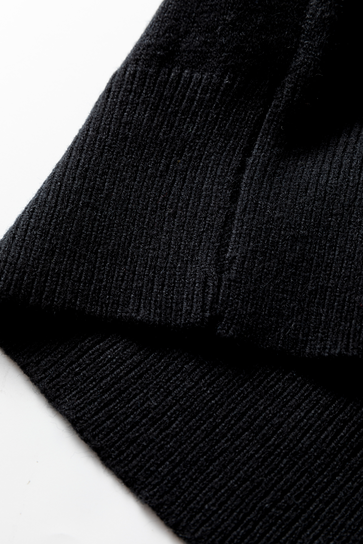 Smoke Gray High Neck Puff Sleeve Sweater Pleated Mini Skirt 2pcs Knitted Outfit