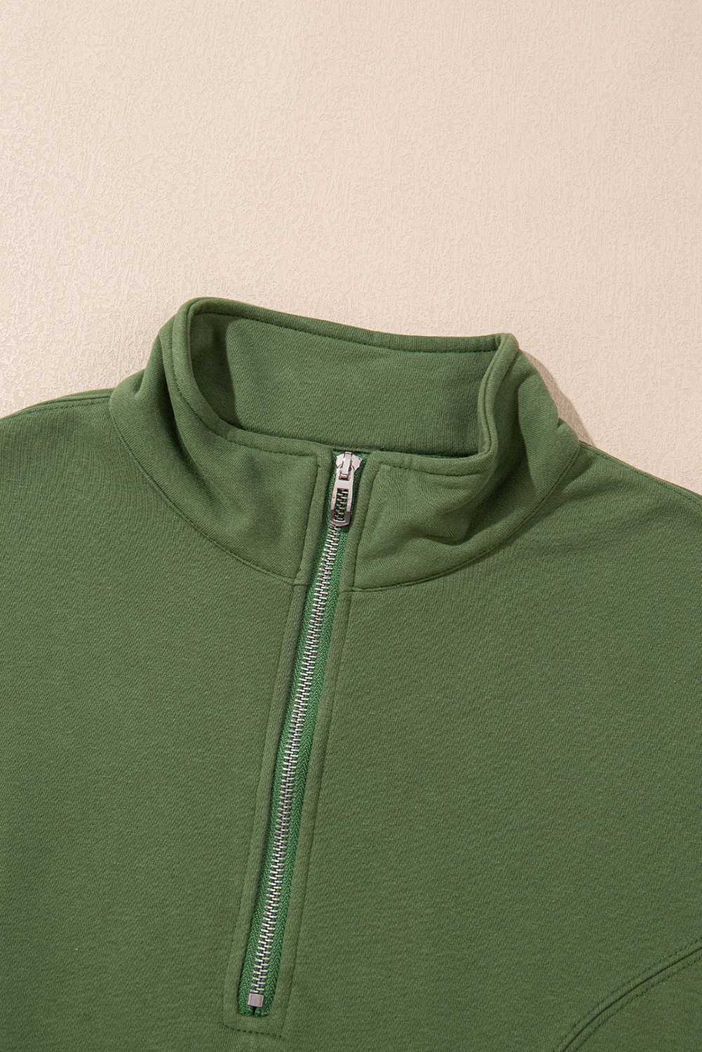 Vineyard Green Half Zip up Pullover Active Top and Joggers Set