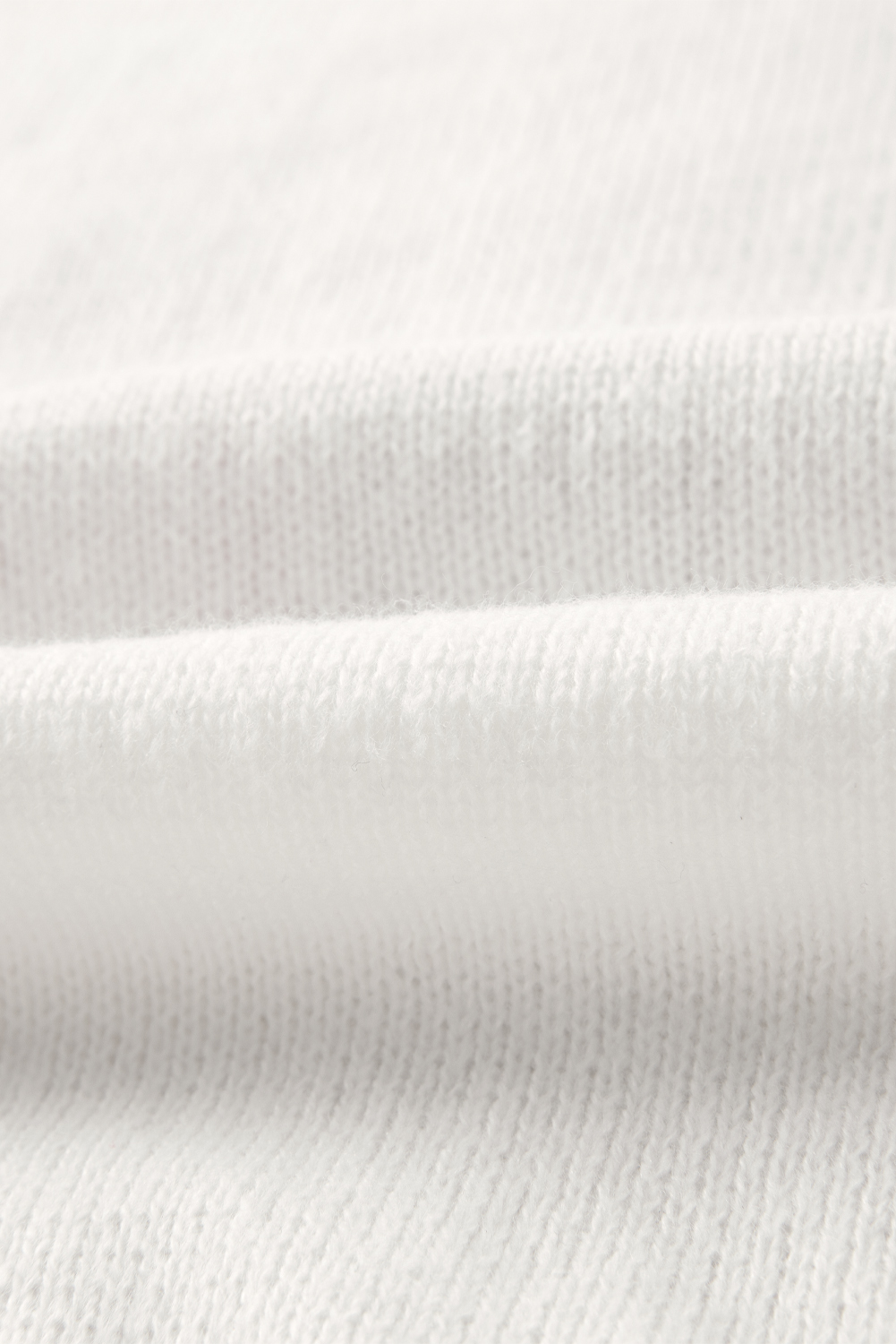 White Merry & Bright Round Neck Casual Sweater