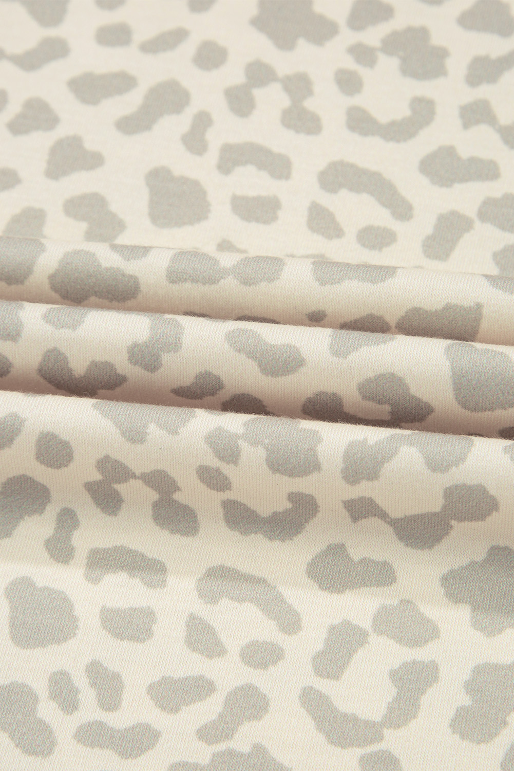 Yellow MAMA Letter Graphic Leopard Loose Tee