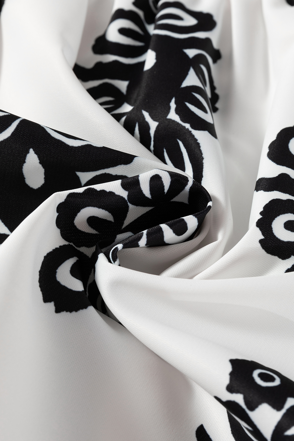 Beige Geometric Printed Sleeveless Hollowed Bowknot Back Mini Dress