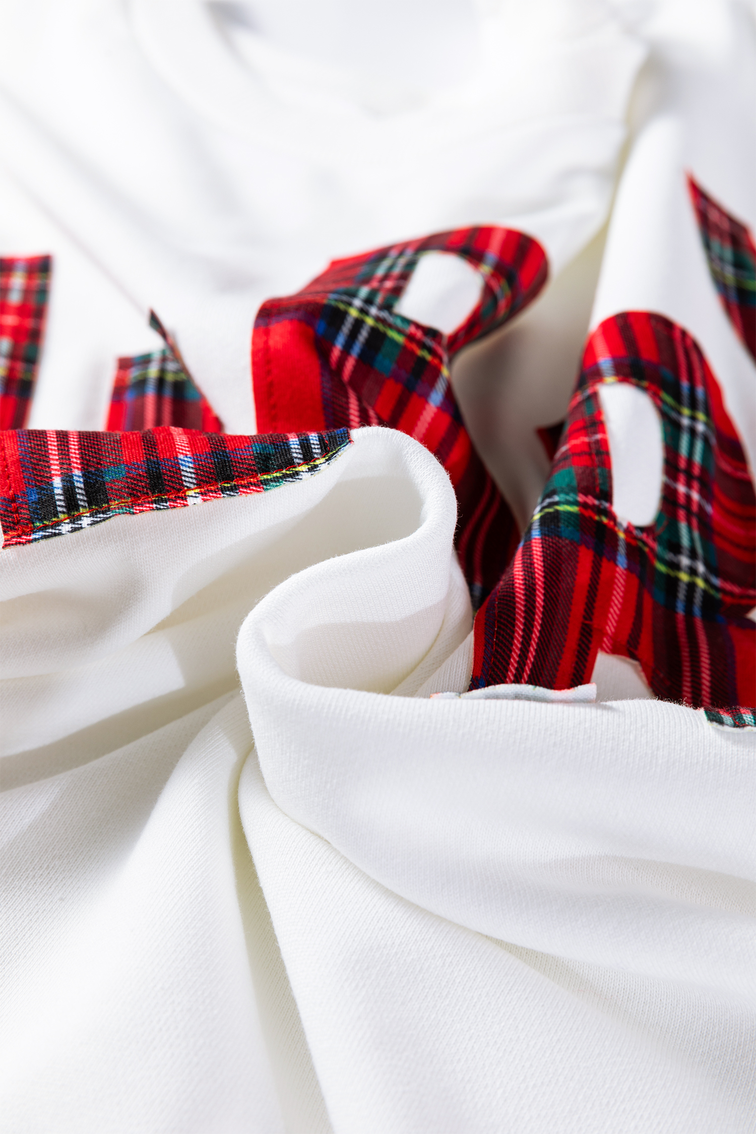 White Plaid MERRY Christmas Vacation Sweatshirt