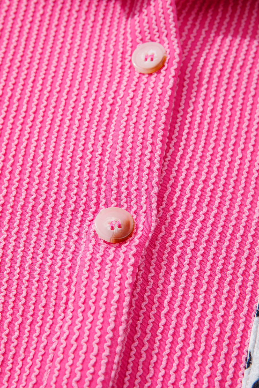 Dark Khaki Leopard Patched Twisted Ribbed Western Casual Shacket