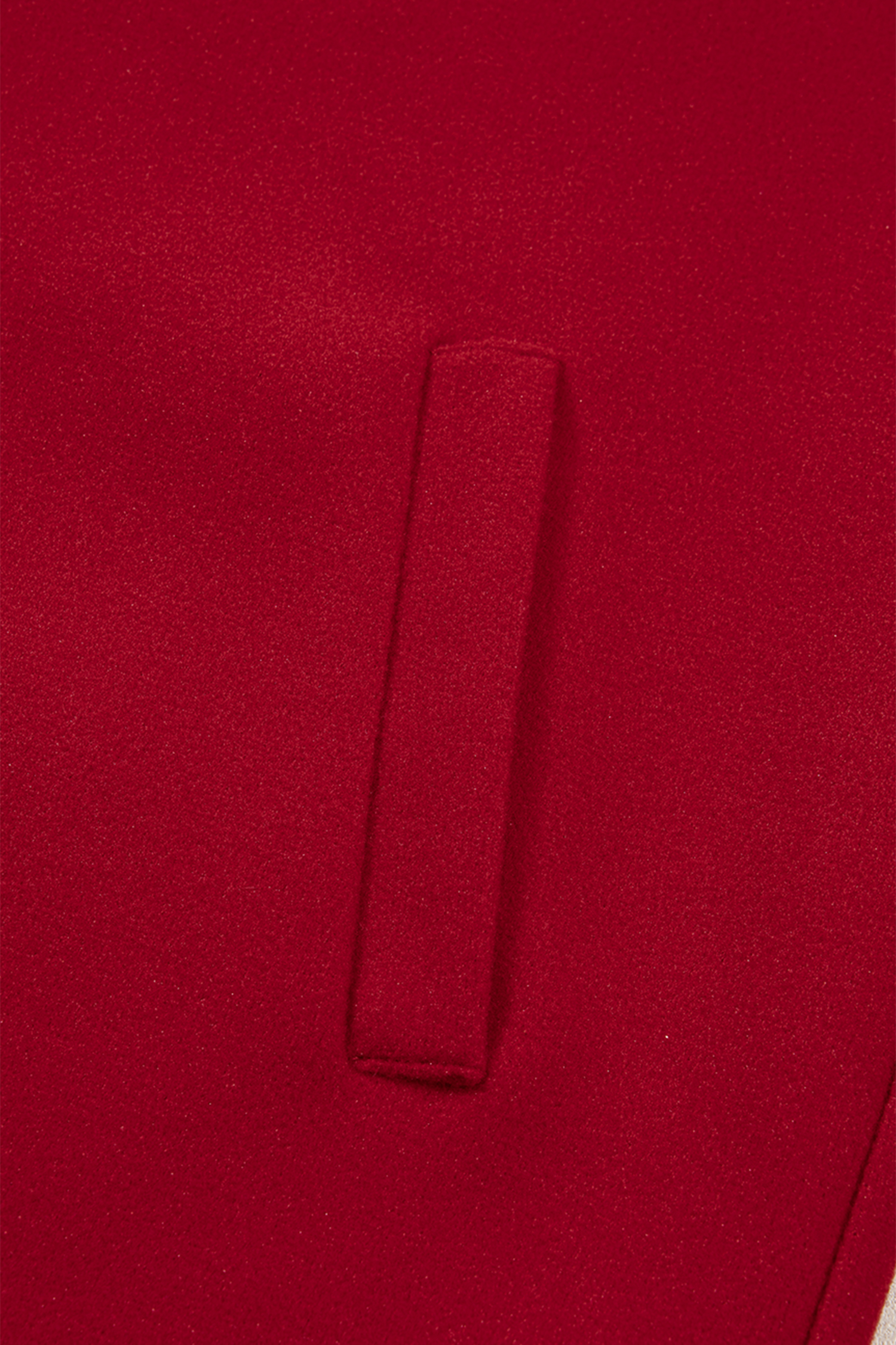 Racing Red Contrast Cuffed Drop Shoulder Zip up Tunic Hoodie