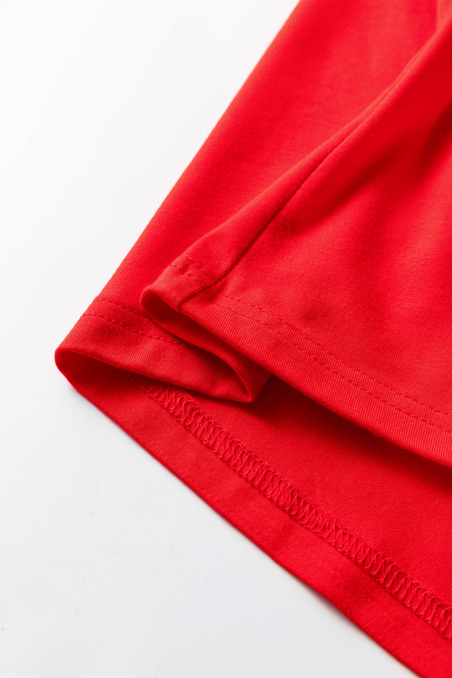 Fiery Red Foldover Off Shoulder Long Sleeve Slim Top