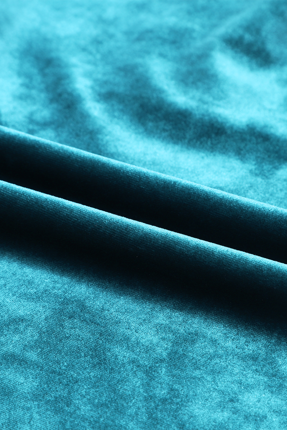 Burgundy Frilled Neck Buttoned Front Velvet Top