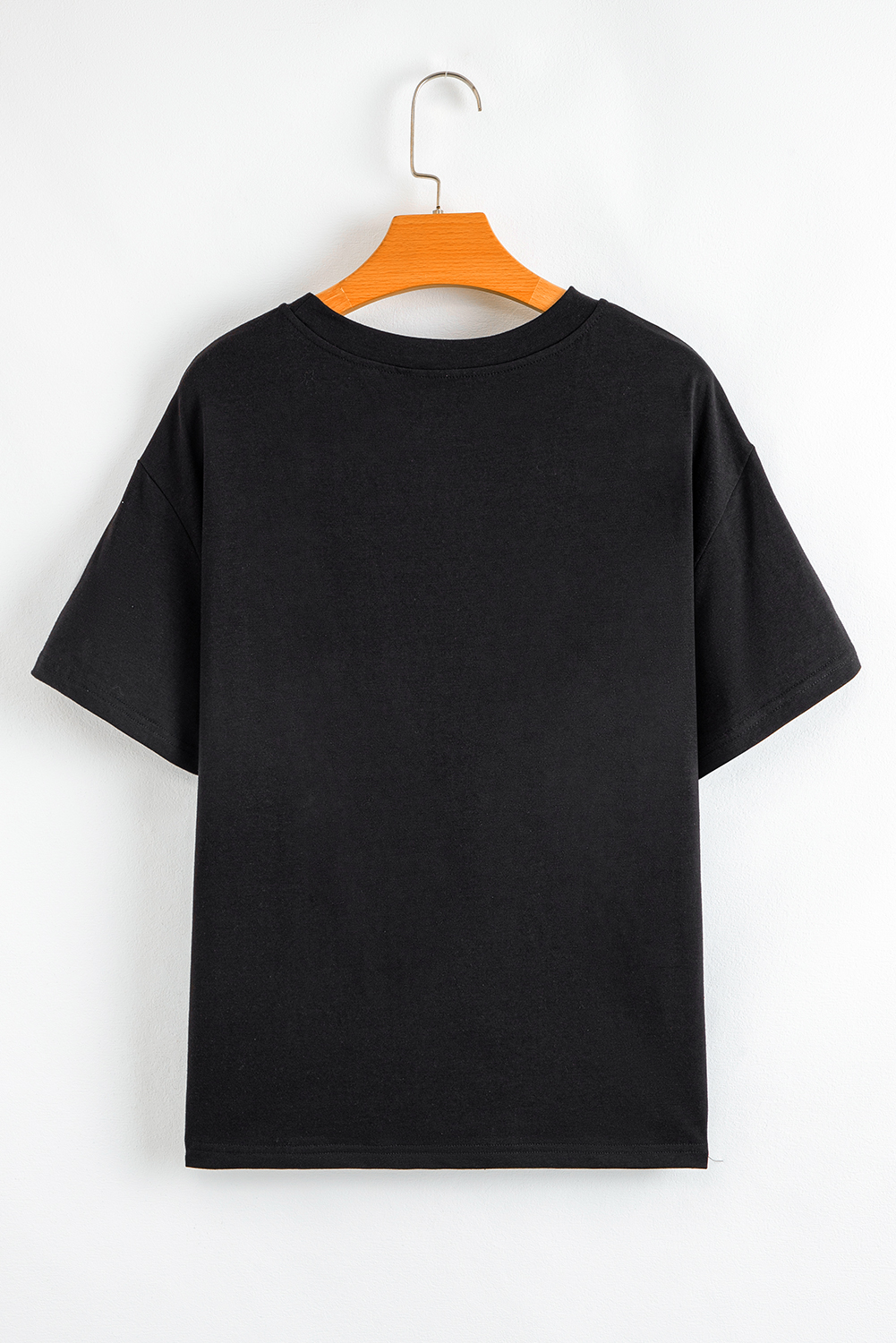 Black MAMA Letter Graphic Neon T Shirt