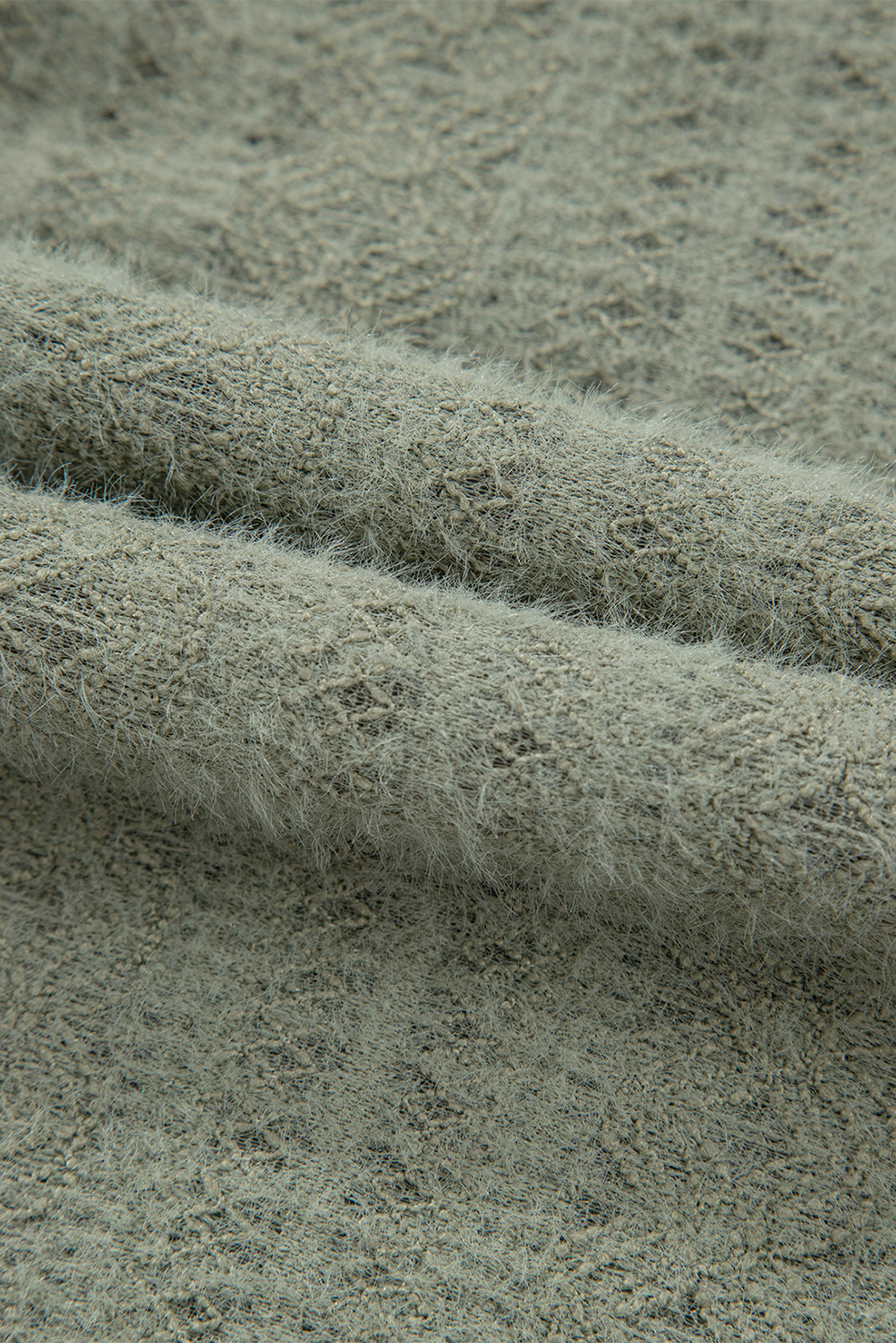 Laurel Green Flutter Sleeve Lace V Neck Shirt