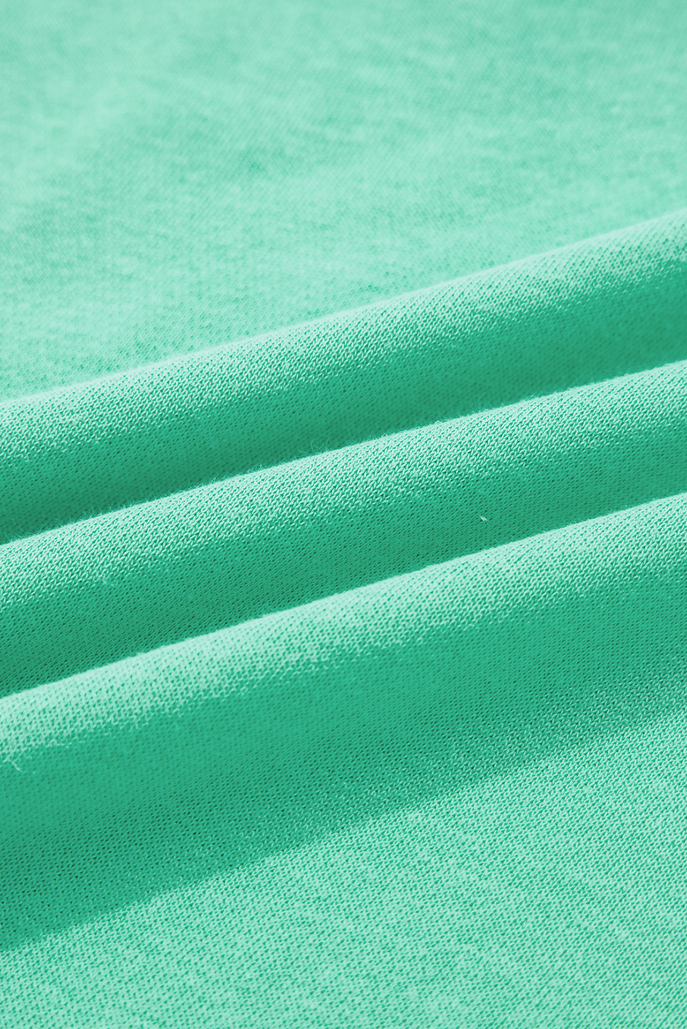 Aruba Blue Cute Halloween Ghost Embroidered Casual Sweatshirt