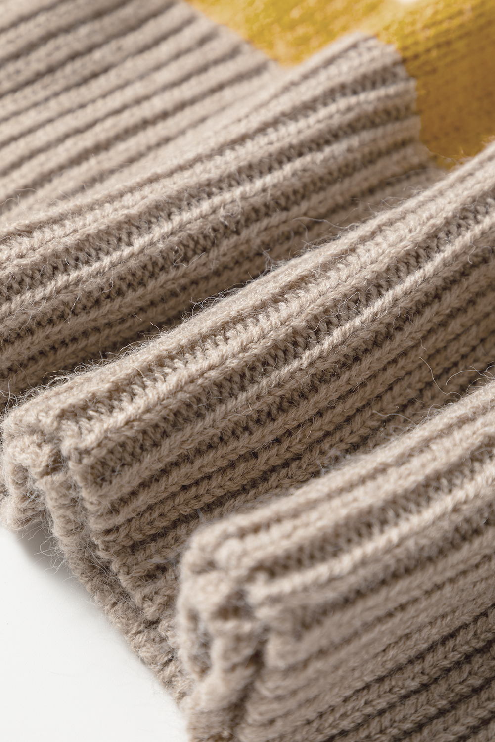 Multicolour Stripe Drop Shoulder Crew Neck Sweater