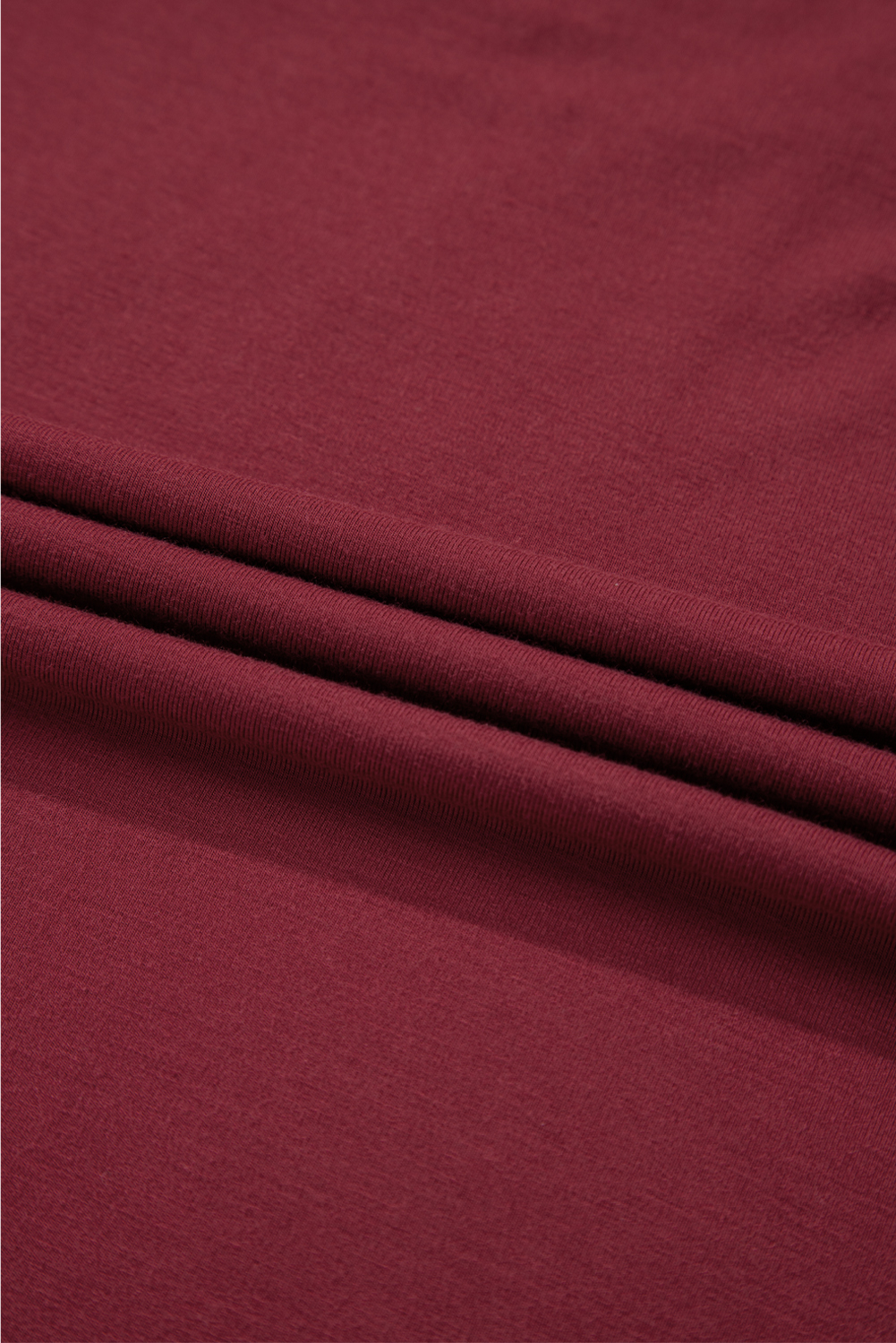 Red Dahlia Lace-trimmed Sweetheart Neckline Ruched Detail Long Sleeve T-shirt