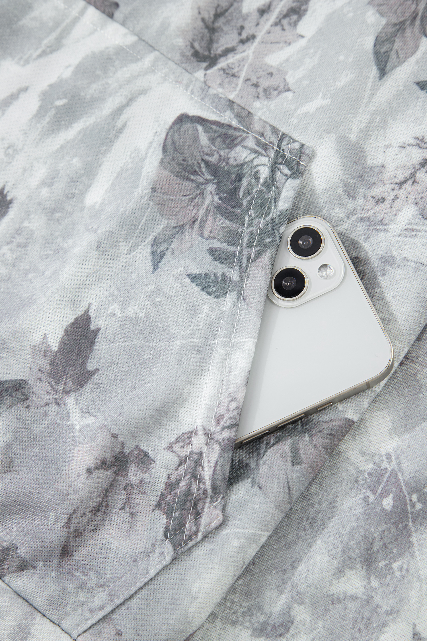 Beige Camo Print Baggy Drawstring Jogger Sweatpants