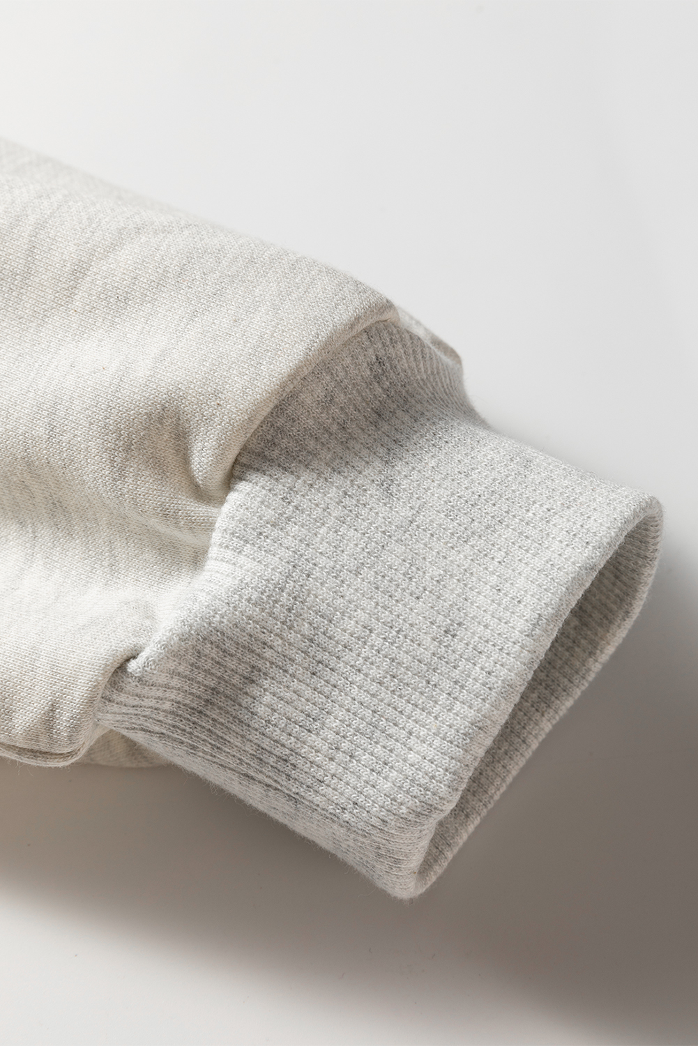 Beige Striped Drop Shoulder Round Neck Pullover and Jogger Pants Active Outfit