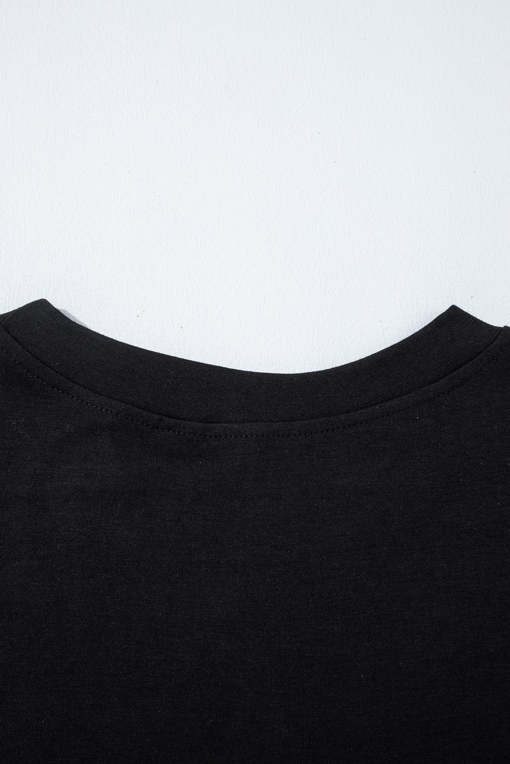 Black MAMA Letter Graphic Neon T Shirt