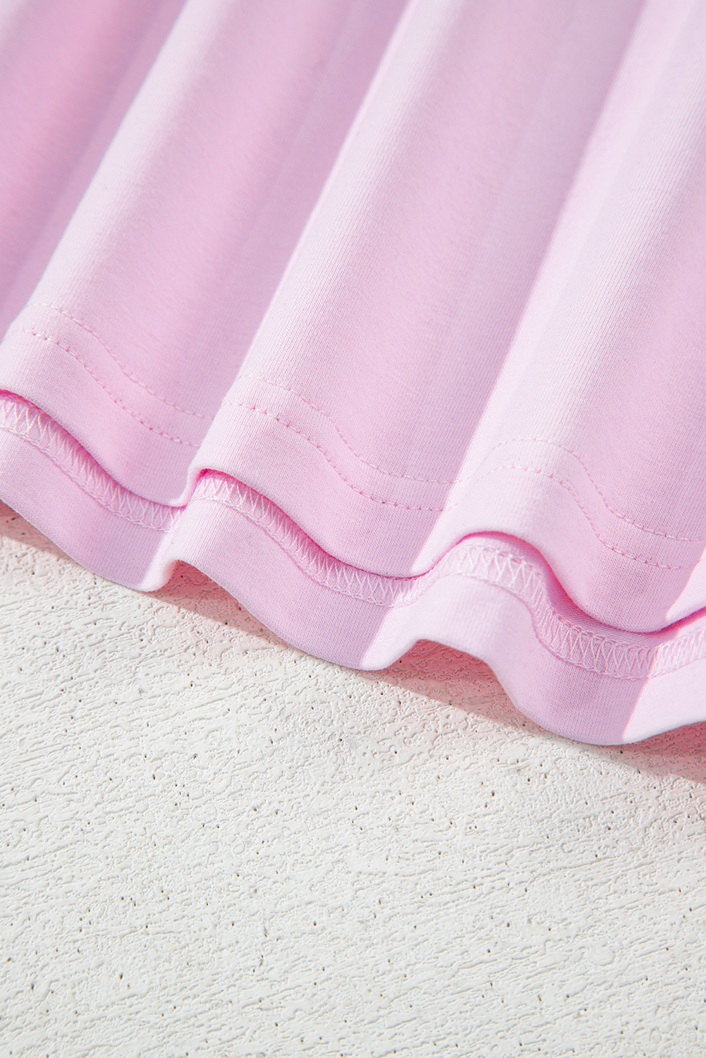 Myosotis Flag Bow Graphic Crewneck Tee