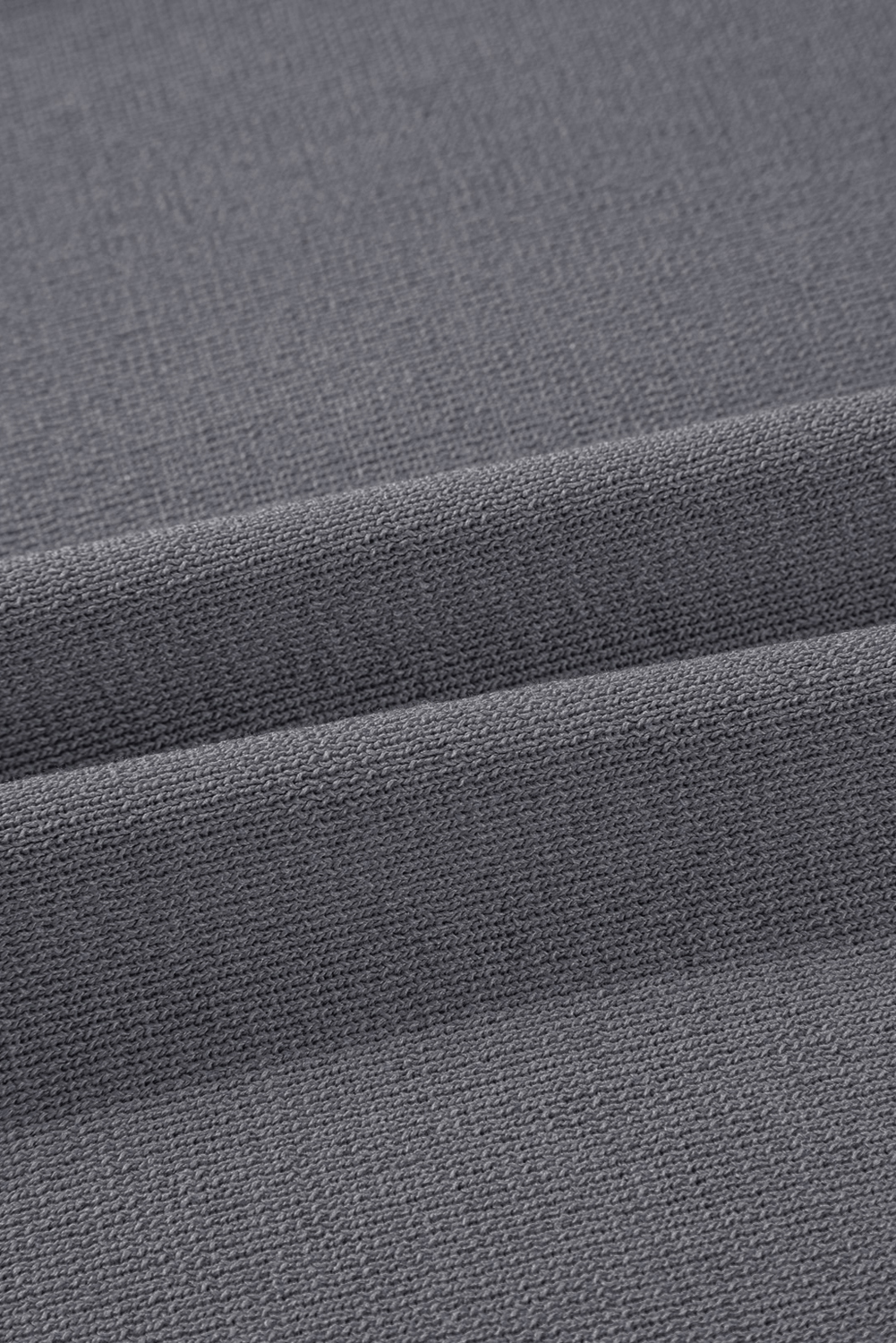 Blackish Green Contrast Trim Half Sleeve Top Drawstring Pants Loose 2pcs Sweater Suit