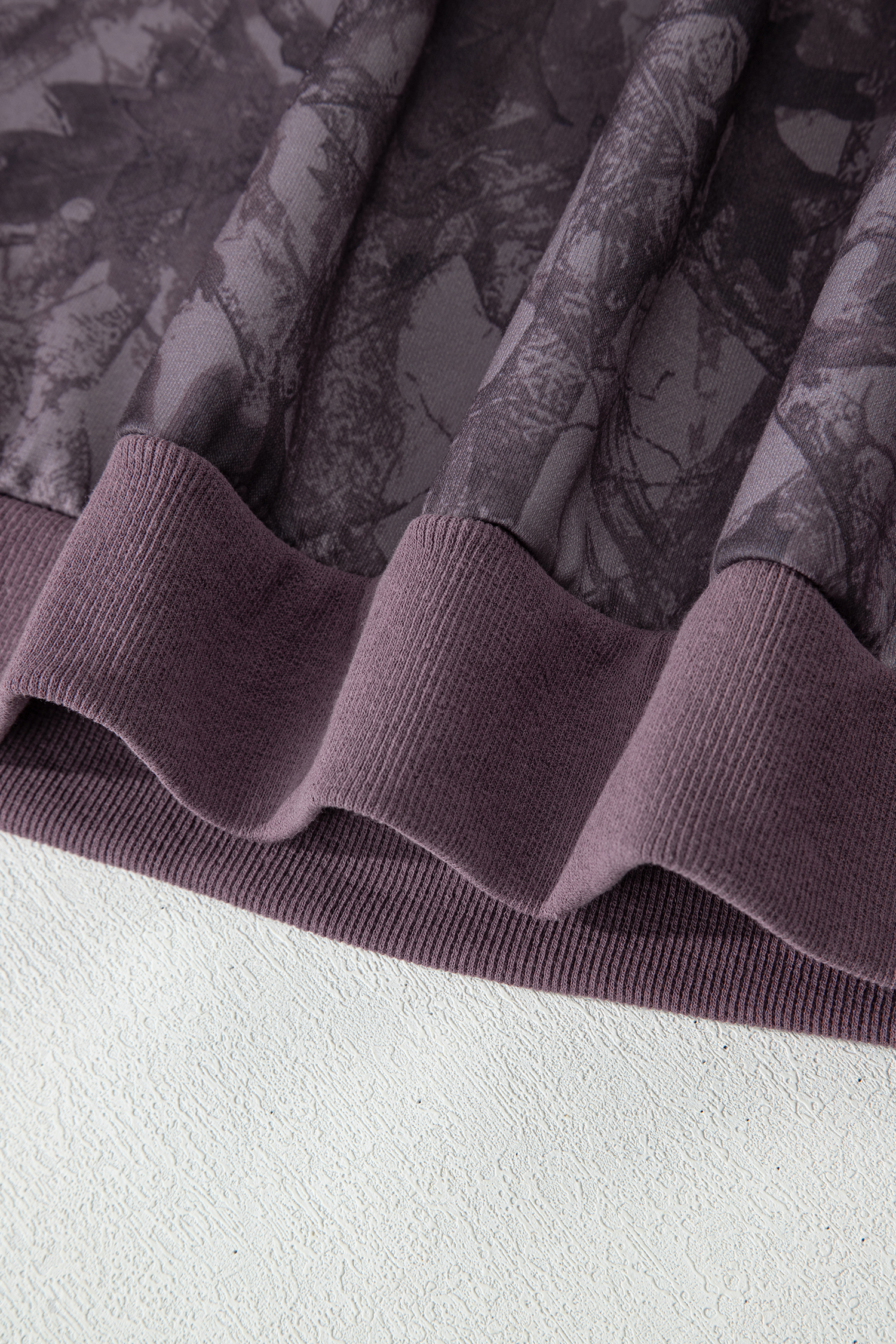 Beige Camo Print Baggy Drawstring Jogger Sweatpants