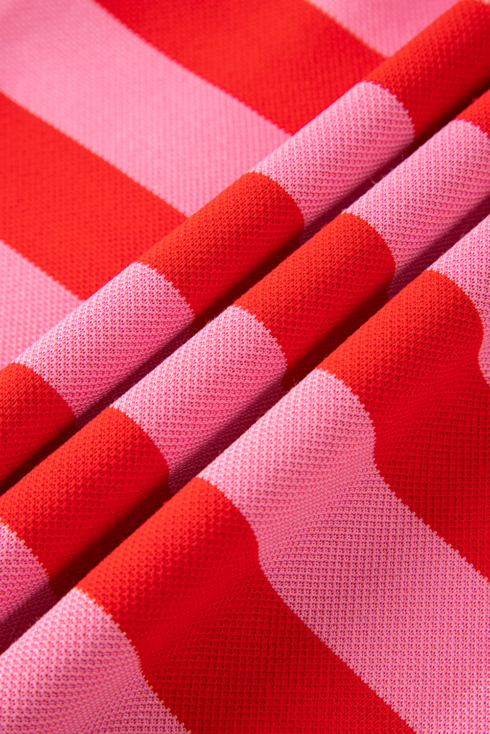 Green Stripe Flutter Sleeve Round Neck Shift Dress