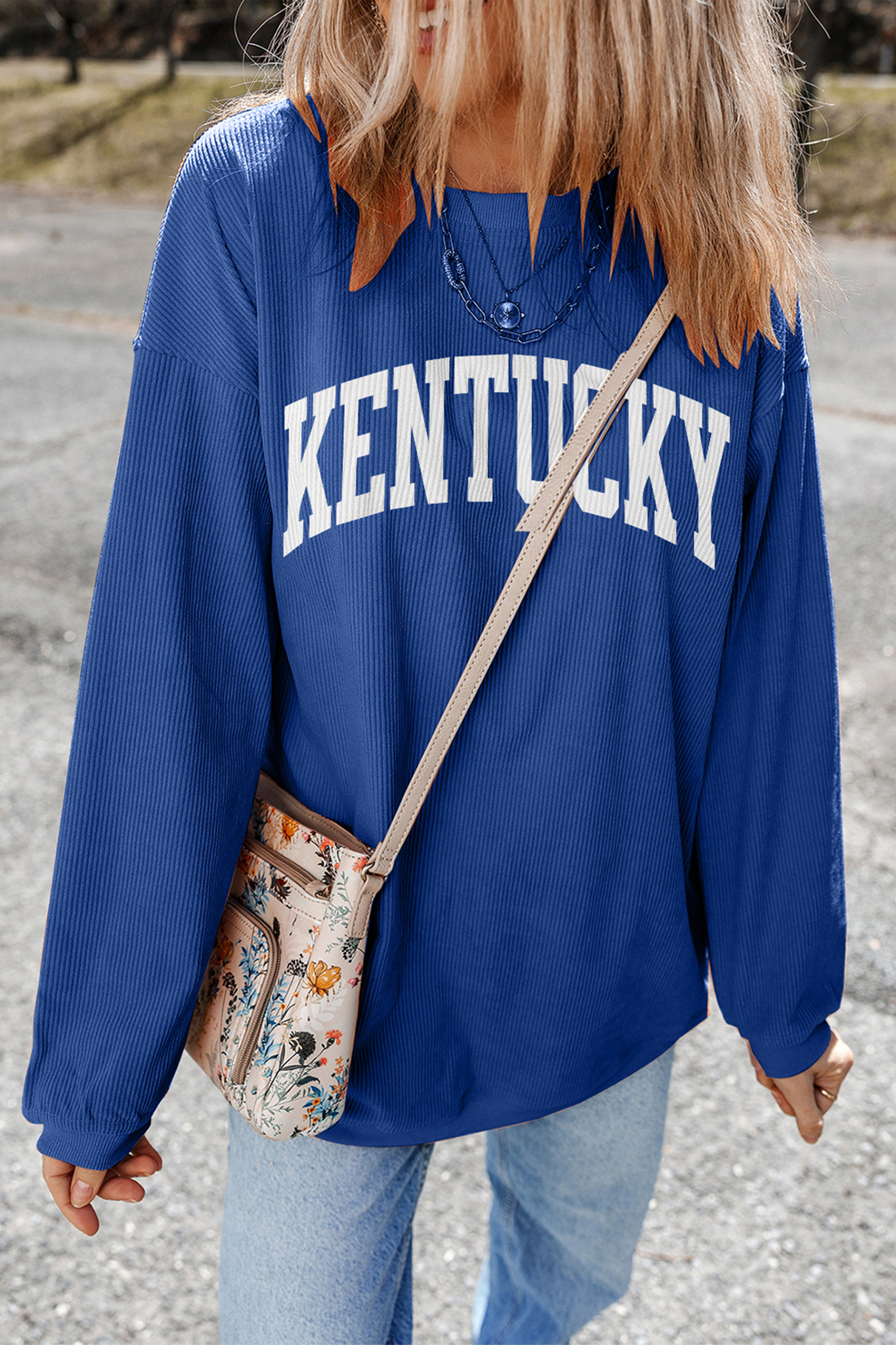 Green Camouflage KENTUCKY Crew Neck Summer Top