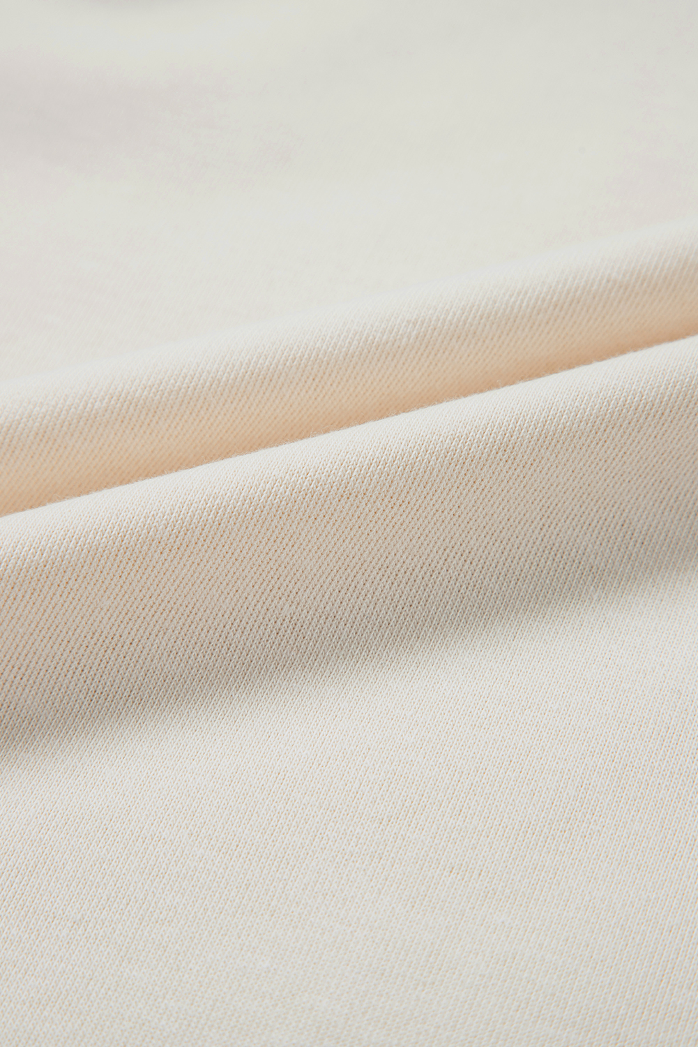 White Pearled Puff Sleeve Round Neck Loose Top